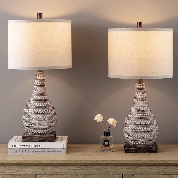 Dakota Fields Auckland Wood USB Table Lamp Wayfair